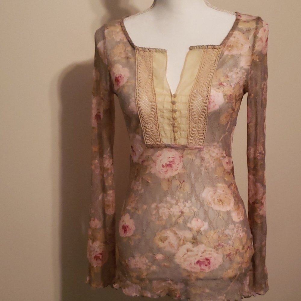 Long sleeve sheer top Ralph  Lauren